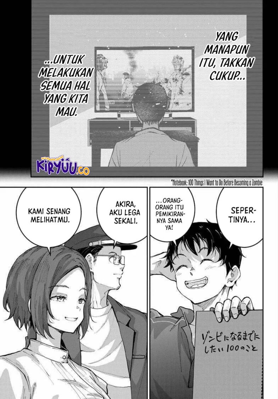 Zombie 100 ~Zombie ni Naru Made ni Shitai 100 no Koto~ Chapter 74 Bahasa Indonesia